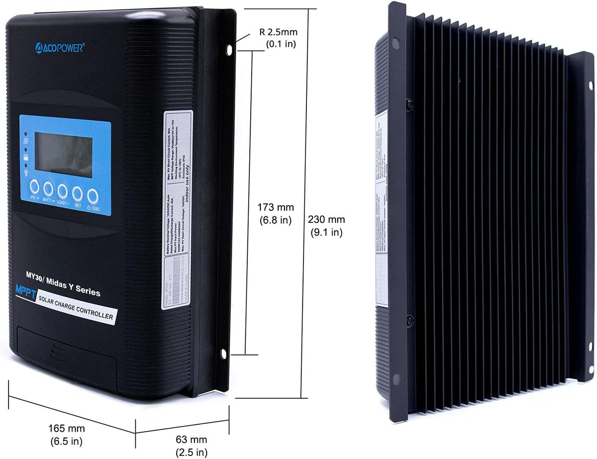 200W 12/24V Polycrystalline Off-Grid Solar Panel Kit with 30A MPPT Controller X43167