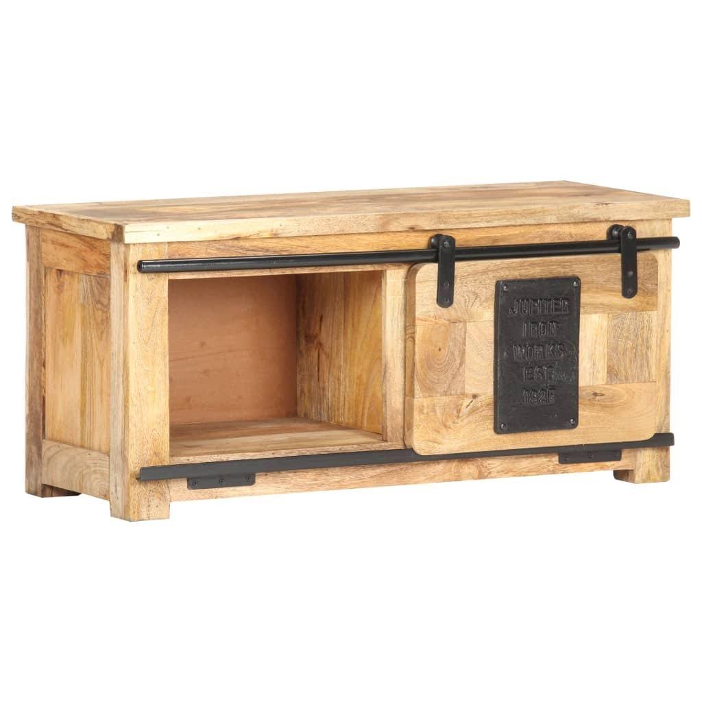 Solid Mango Wood TV Cabinet Y887573