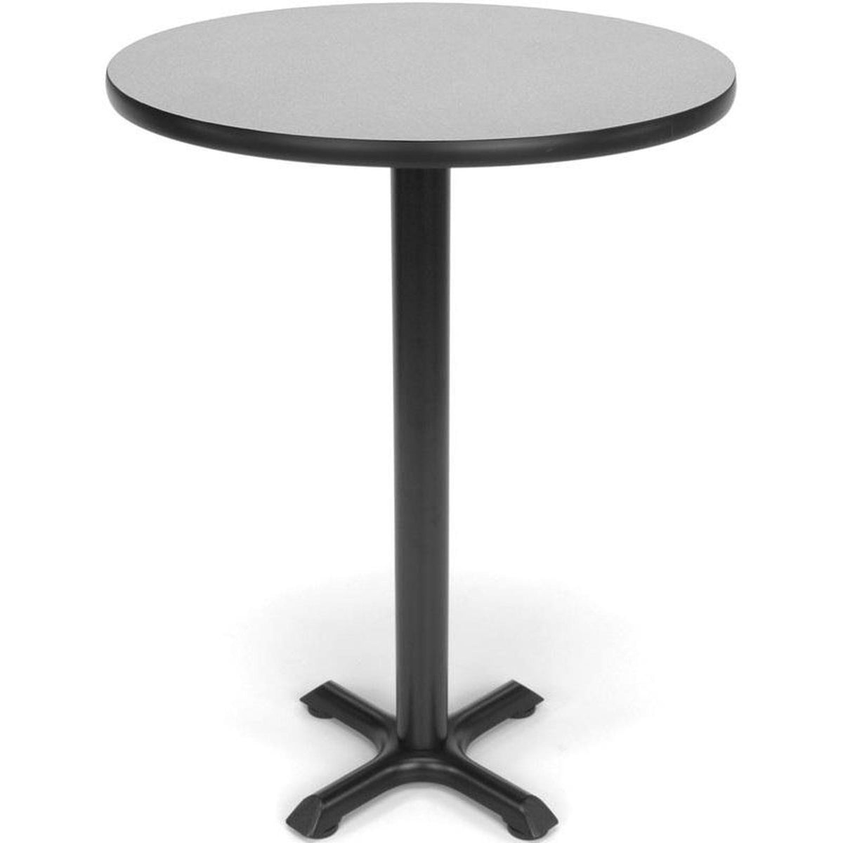 Gray Round Cafe Table Y383