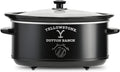Matte Black 7qt Slow Cooker with Manual Heat Control V325