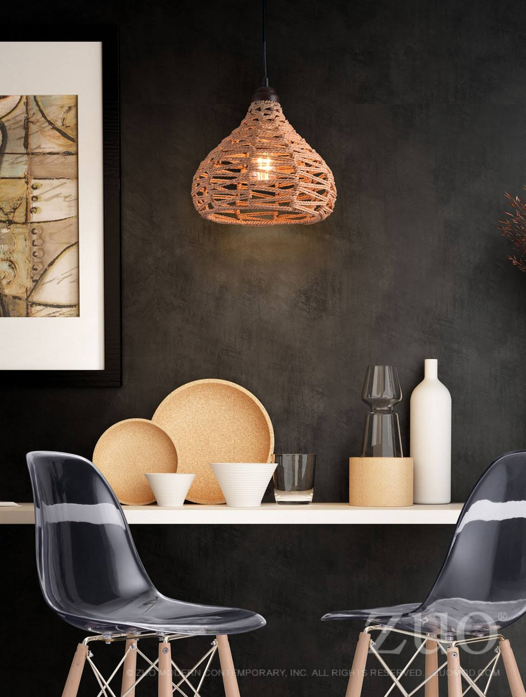 Natural Ceiling Lamp Y50210