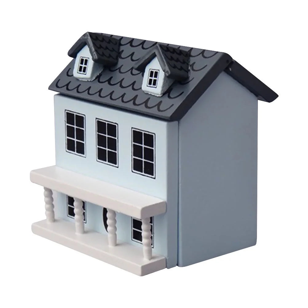 Miniature Wooden House Model D51427
