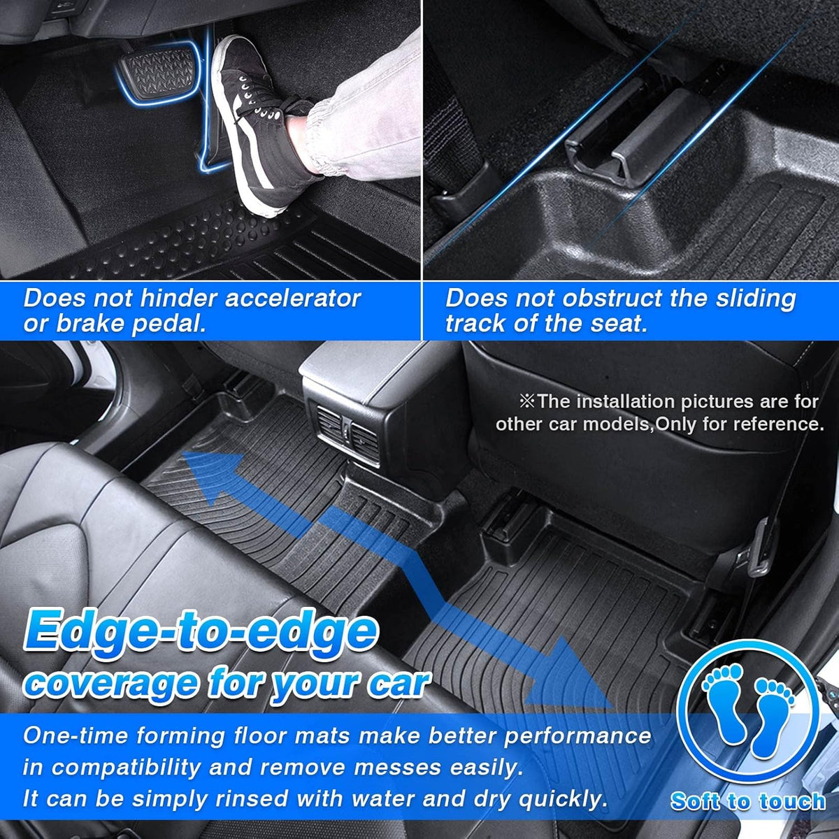 TPE All Weather Floor Mats for Ford Escape Hybrid I968926