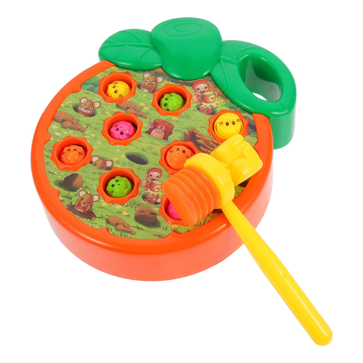 Electric Mole Game Toy Whacking Toy Cartoon Hammer Beating Toy F6771