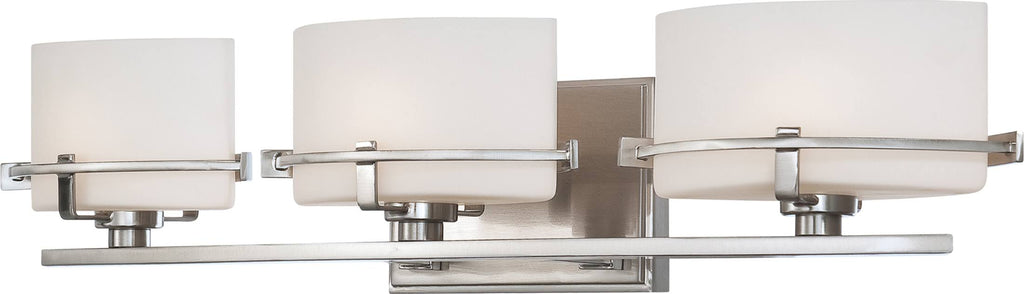 Brushed Nickel Bath 3 Light A2764
