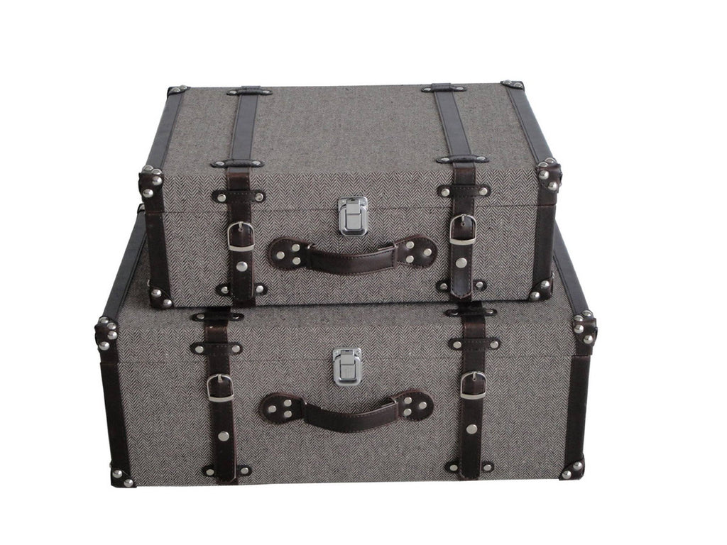 Tweed Suitcases J44971