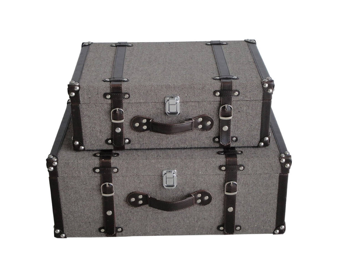 Tweed Suitcases J44971