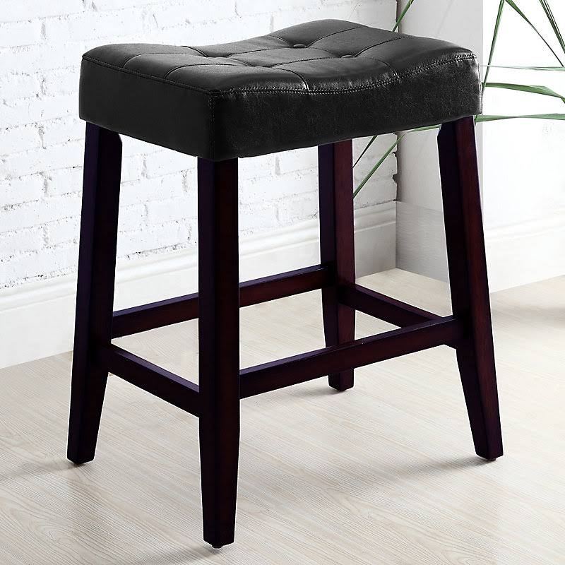 Black 24 Bar Stool Set of 2 K2533