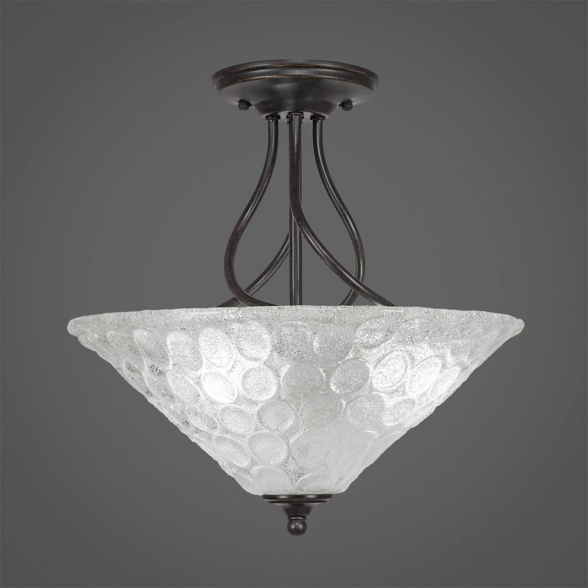 Three Light Semi-Flush Mount Y1229