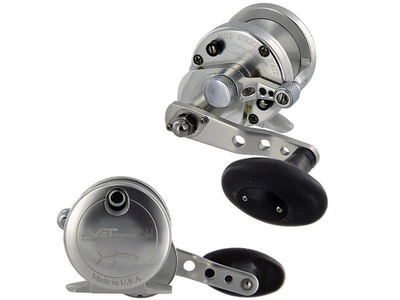 Silver Left Hand Lever Drag Casting Reel X3065