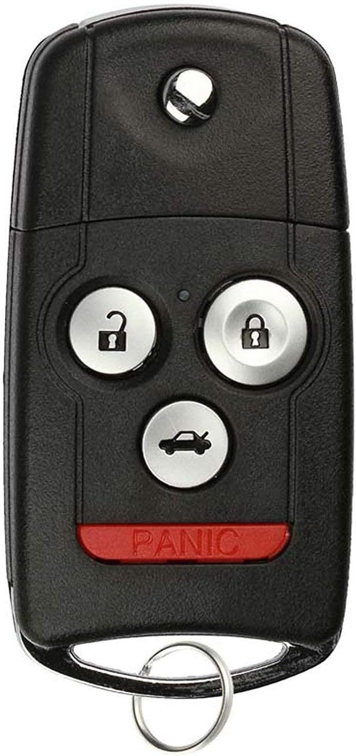 Keyless Entry Remote Car Flip Key for Acura MDX, RDX 2007-2013 (Pack of 2) Y715
