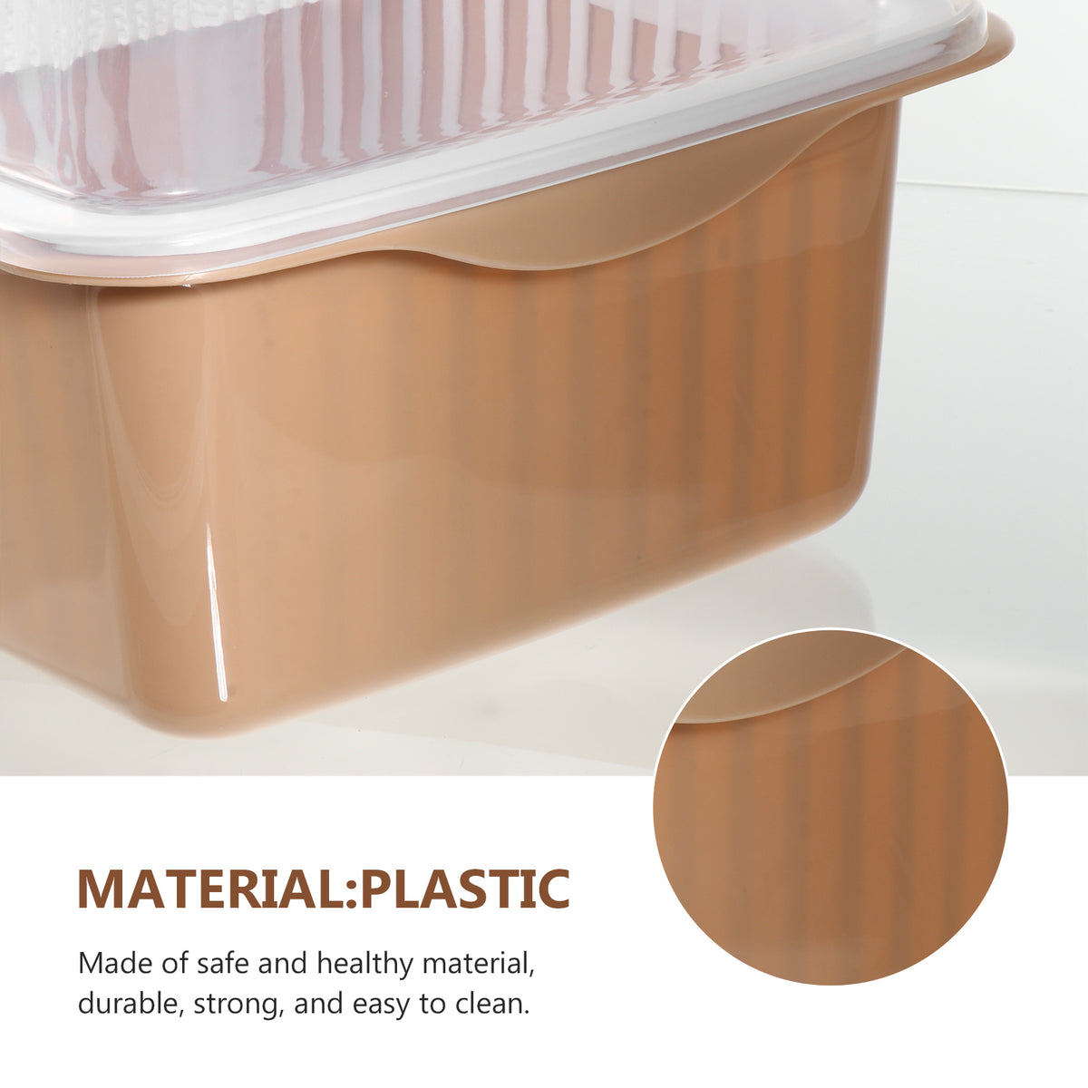 Plastic Milk Bottle Draining Box Tableware Storage Rack U1915