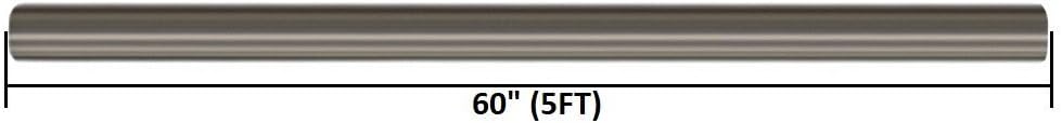 Stainless Steel Straight Exhaust Pipe 2" OD 5' Long Pack of 2 E4476