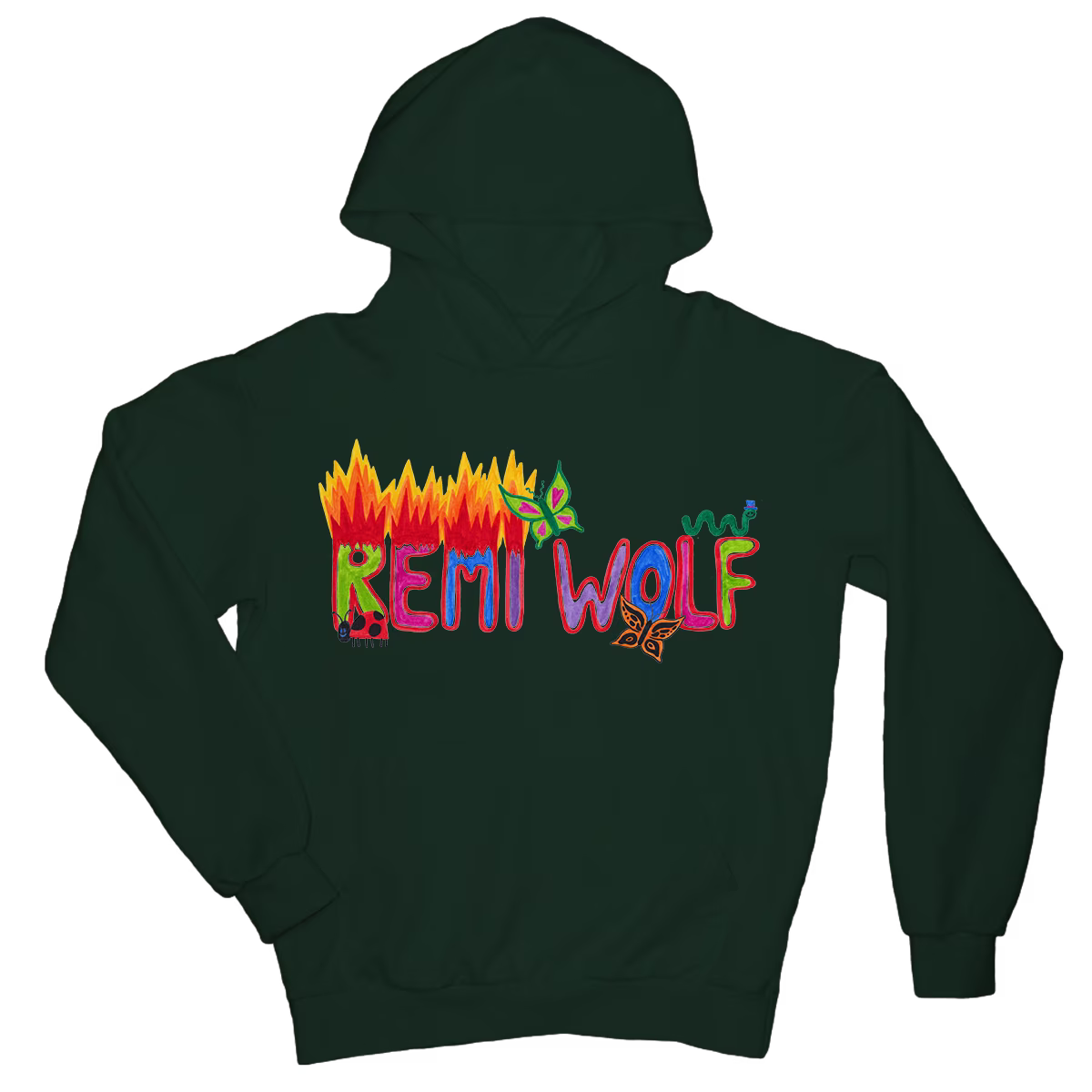 Black Long Sleeve Pullover Hoodie X7696