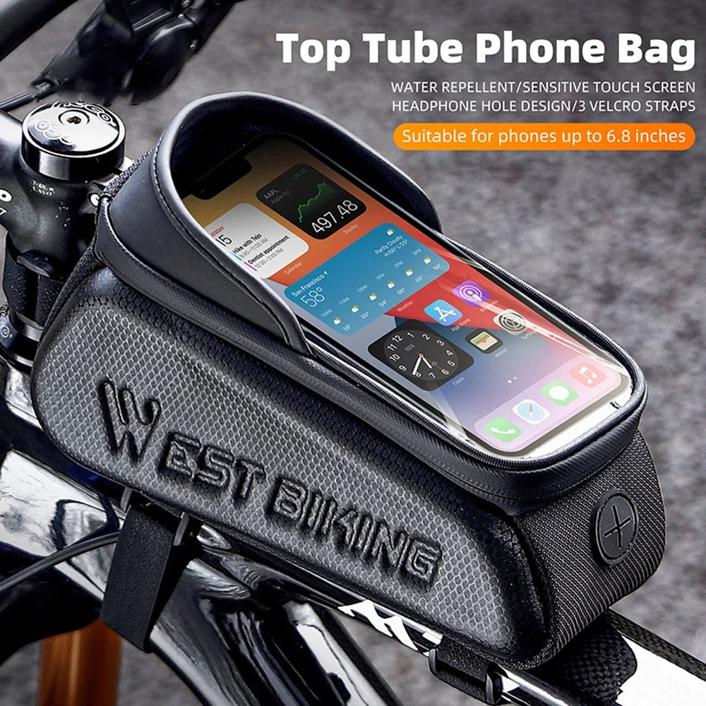 Waterproof Bike Frame Zipper Bicycle Bag F997