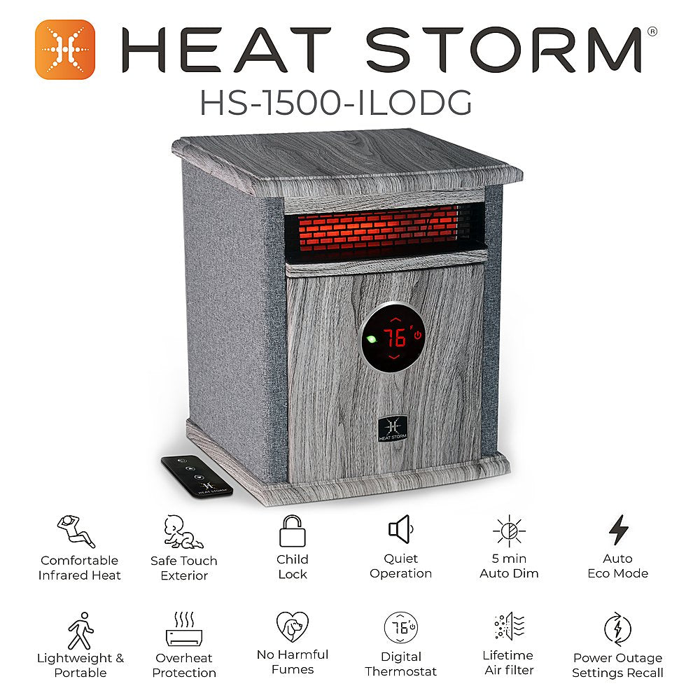 1500 Watt Infrared Cabinet Space Heater O3616