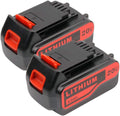 2 Pack 4.0Ah 20V Replacement Lithium Battery for Black and Decker Power Tools V830013