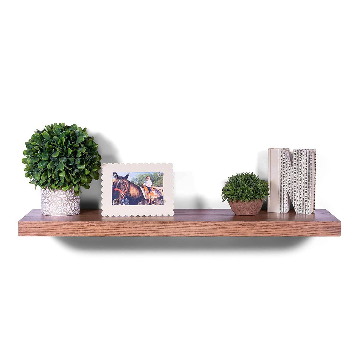 Solid Oak Wood Floating Shelf S147