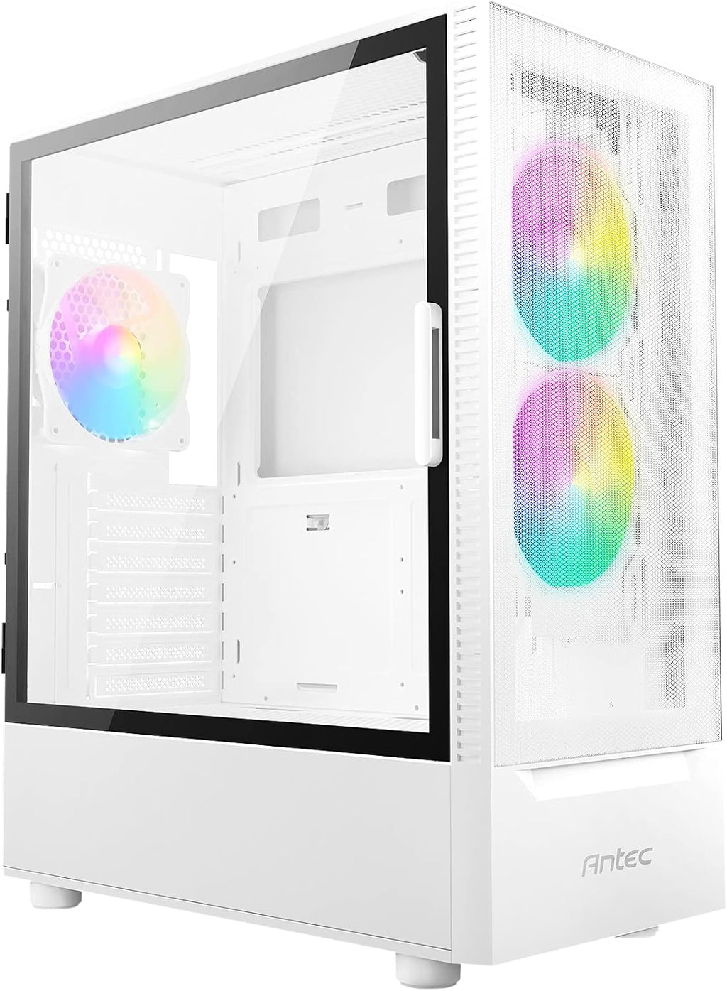 Mid-Tower ATX Gaming Case with 2 x 185mm & 1 x 120mm ARGB Fans, Tempered Glass Side Panel O4197