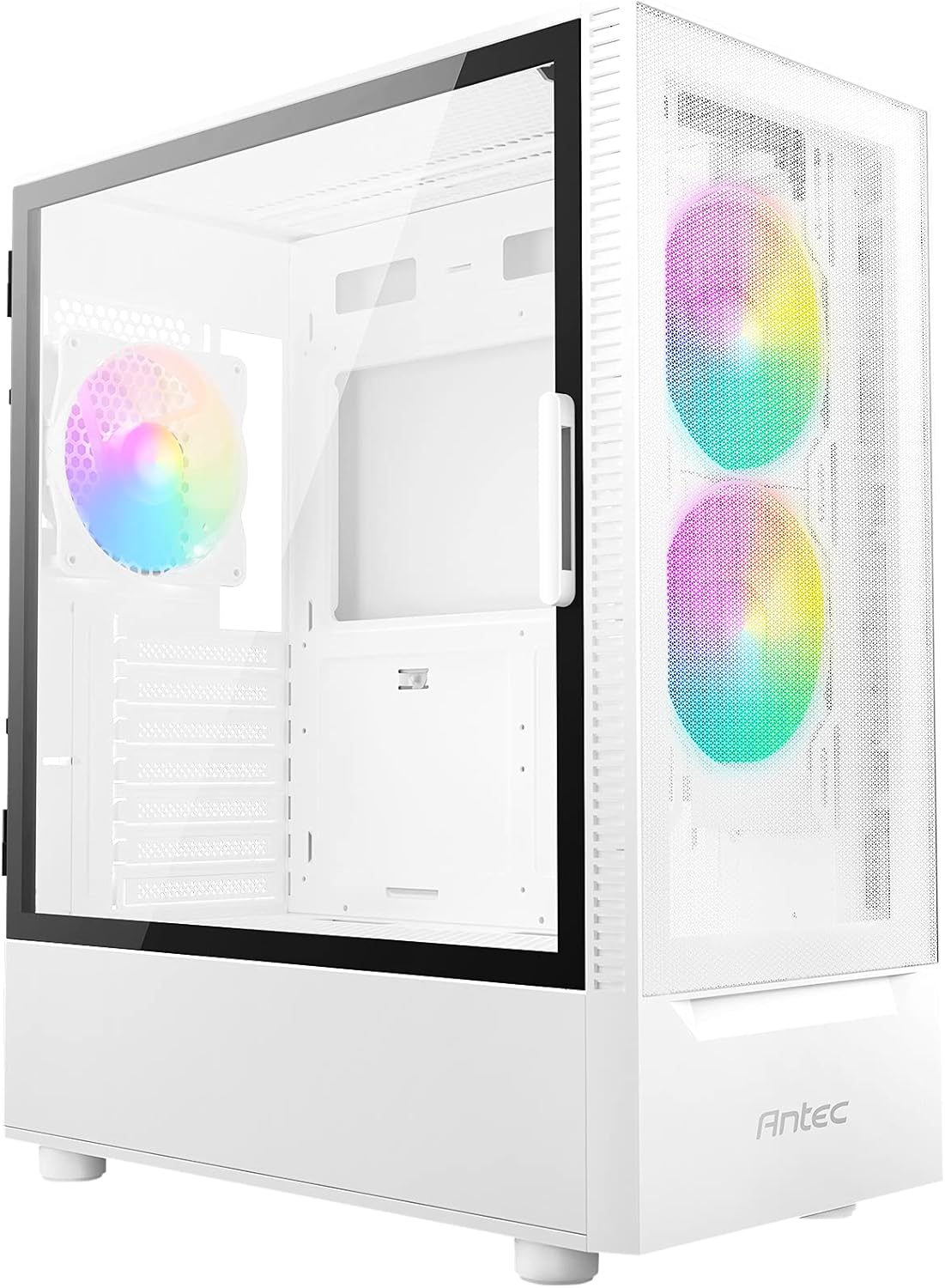 Mid-Tower ATX Gaming Case with 2 x 185mm & 1 x 120mm ARGB Fans, Tempered Glass Side Panel O4197