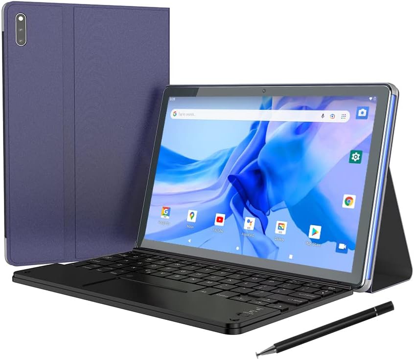 10 Inch 5G WiFi Tablet PC with Quad-Core Processor 4GB RAM 64GB ROM P12008