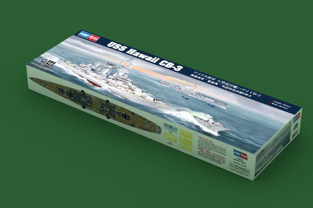 1/350 Scale USS Hawaii CB-3 Model Kit B7295