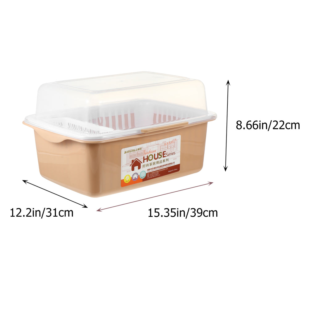 Plastic Milk Bottle Draining Box Tableware Storage Rack U1915
