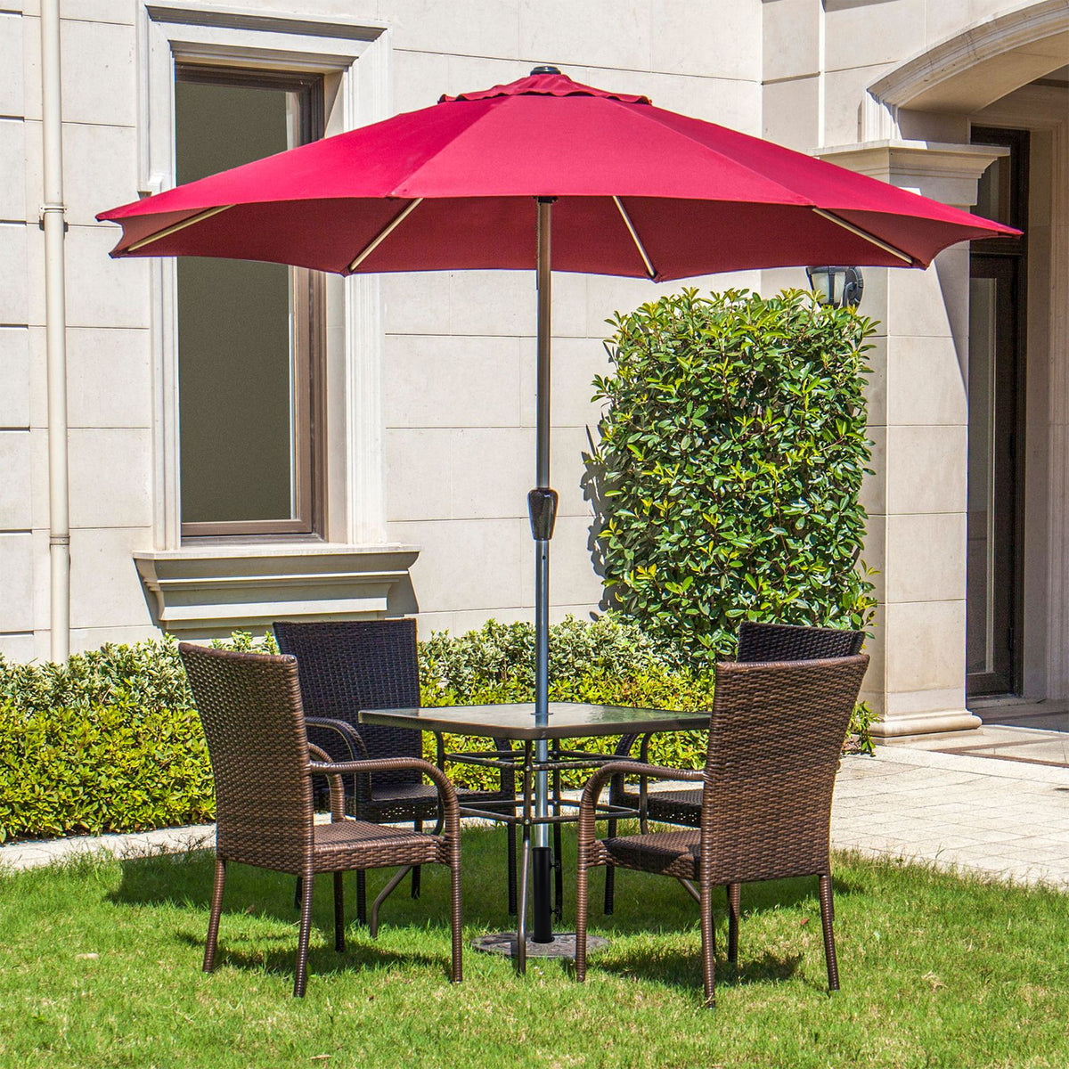Black Granite Umbrella Tube Holder X639869