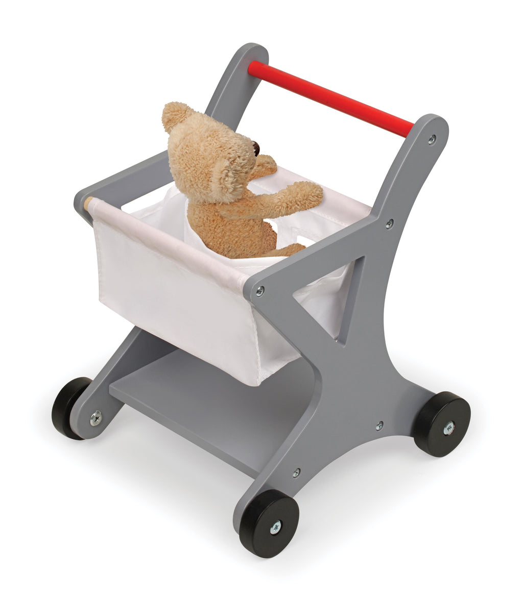 Doll Playset with Shopping Cart and Pretend Food F8995