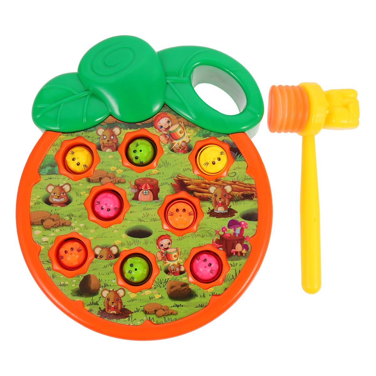 Electric Mole Game Toy Whacking Toy Cartoon Hammer Beating Toy F6771