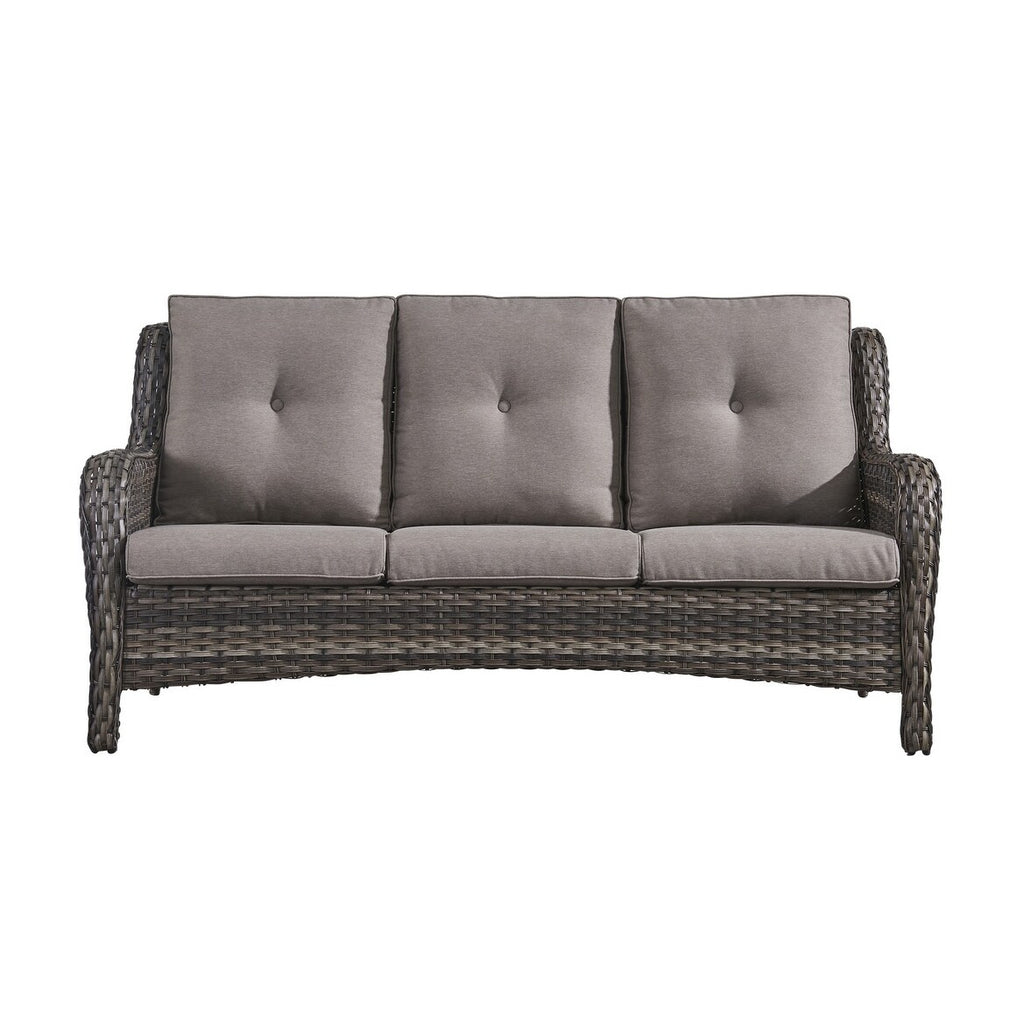 Rattan Wicker Sectional Sofa Set with Ottomans C4377
