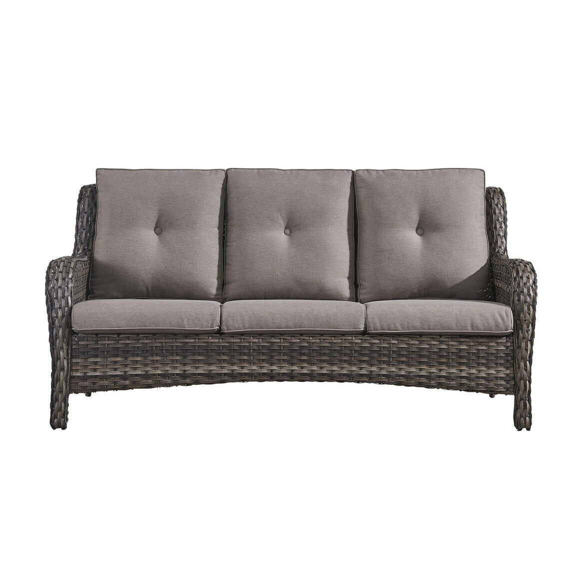 Rattan Wicker Sectional Sofa Set with Ottomans C4377