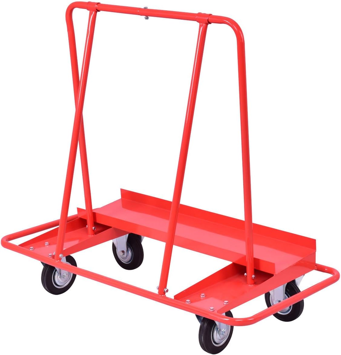 Red Drywall Sheet Cart Dolly D9610