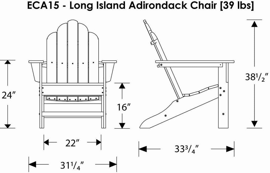 Sand Adirondack Chair A6839