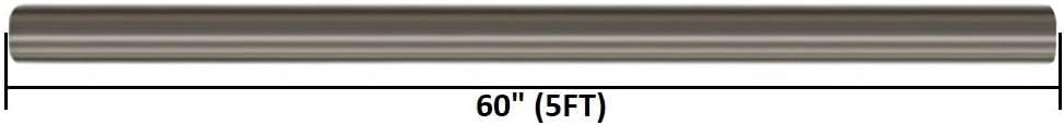 Stainless Steel Straight Exhaust Pipe 2" OD 5' Long Pack of 2 E4476