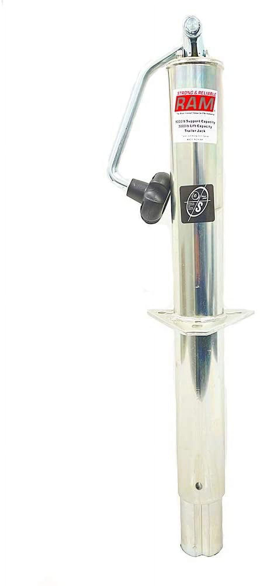 Zinc A-Frame Trailer Jack with 4" Flip Foot R997