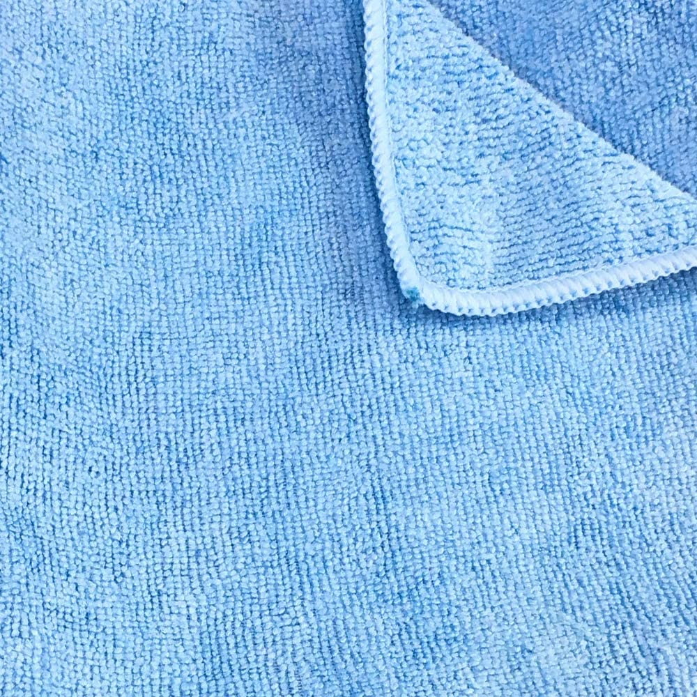 Blue Microfiber Hand Towels, Bulk Case of 180, 15x24 F57293