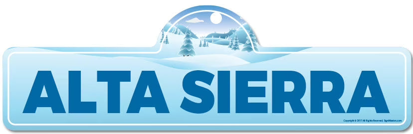Skiing Skier Snowboarder Street Sign K1569