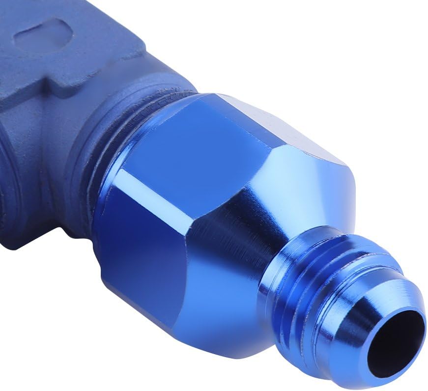 4150 Braided Dual Feed Fuel Line Kit with AN6 Adapter Aluminum Pack of 2 Y74035