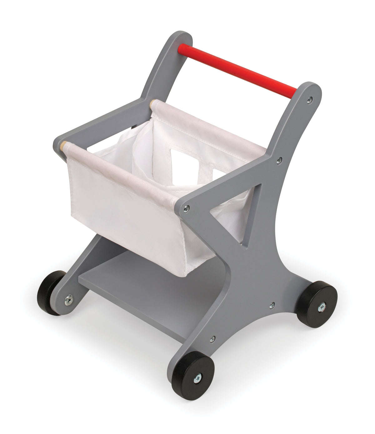 Doll Playset with Shopping Cart and Pretend Food F8995