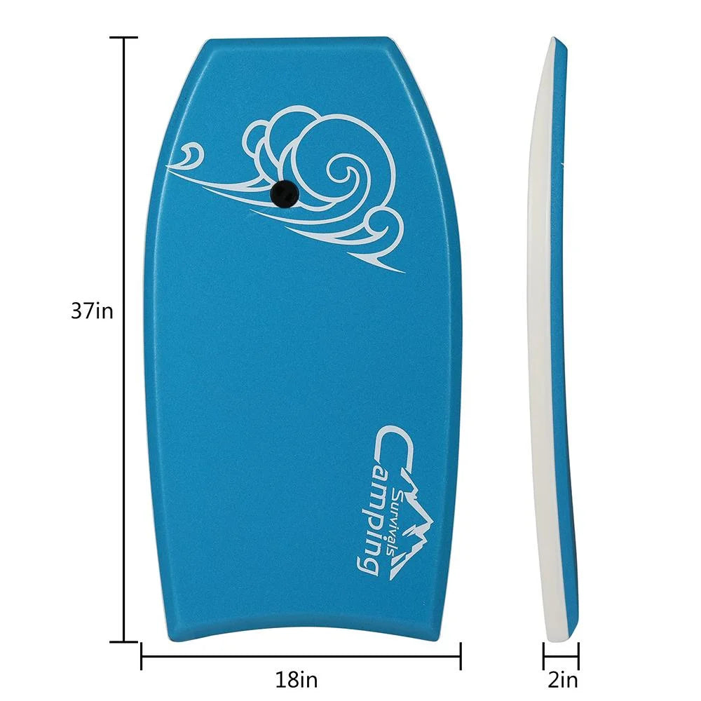 Blue Water-Skiing Body Board Surfboard X924945