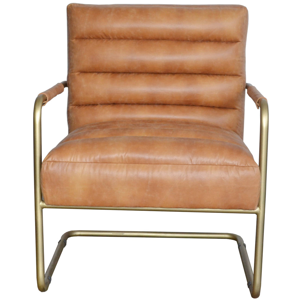 Vintage Cider Bonded Leather Chair Q443