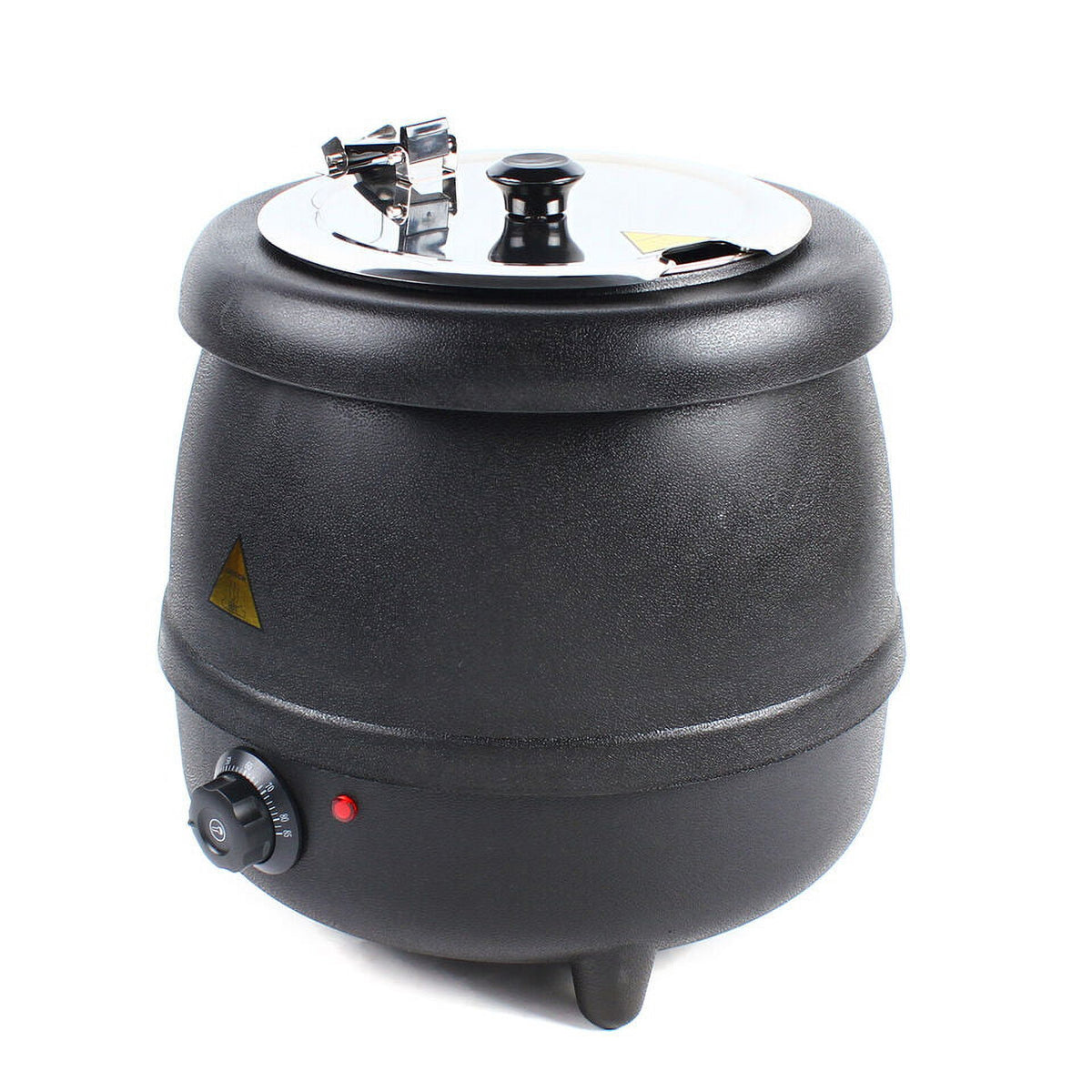 10L Commercial Electric Soup Kettle Stainless Steel 400W Black L9529