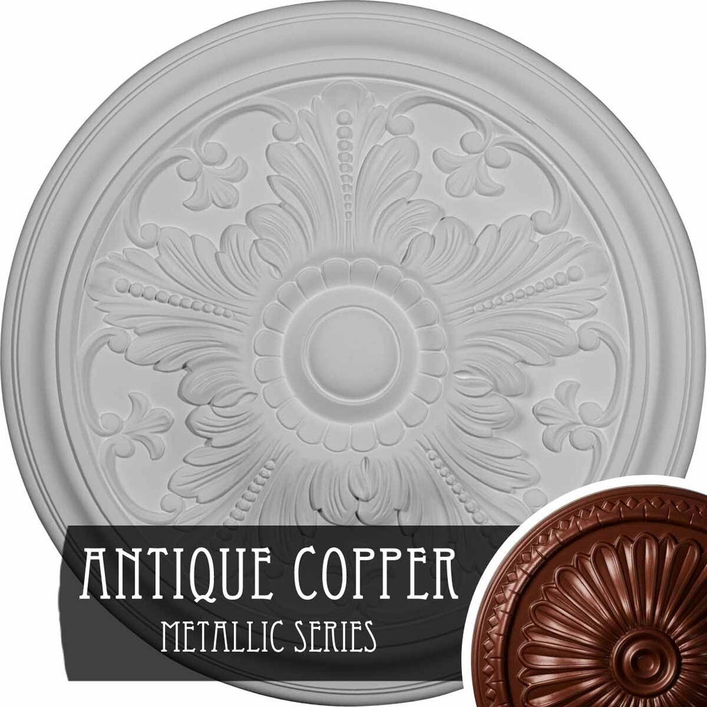 Pewter Ceiling Medallion F4072