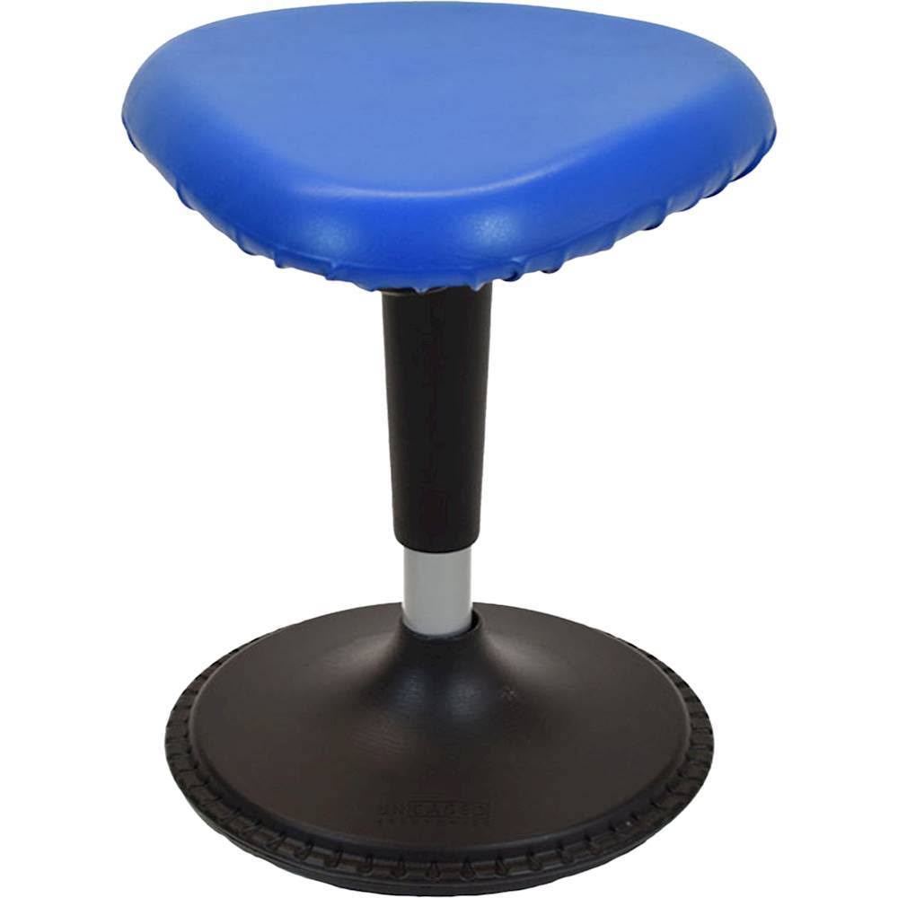 Blue Vinyl Wobble Stool D753