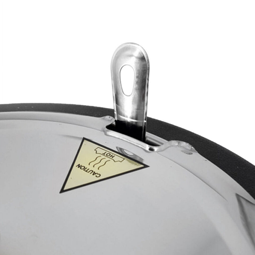 10L Commercial Electric Soup Kettle Stainless Steel 400W Black L9529