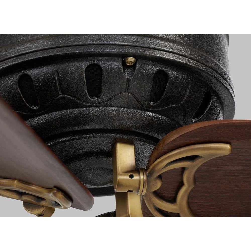 Antique Iron Ceiling Fan with Remote X72969
