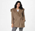 Large Moss Shearling Coat U941