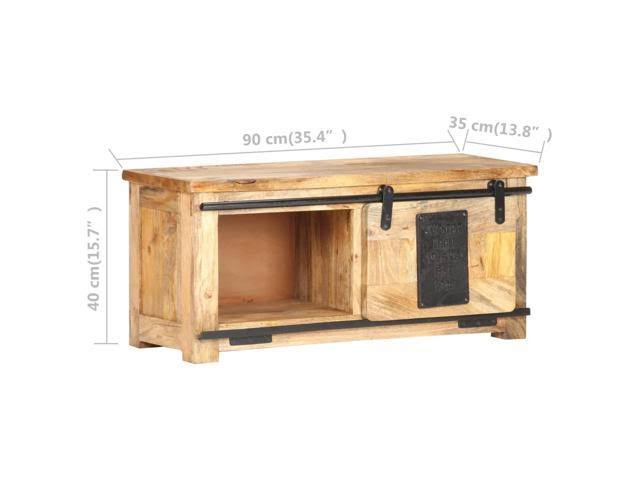 Solid Mango Wood TV Cabinet Y887573