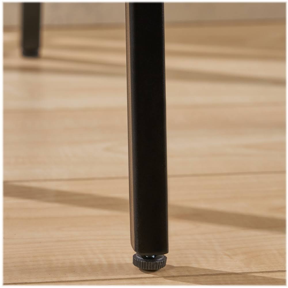 Iron and Acacia Wood Barstools (Set of 2) Dark Gray H233